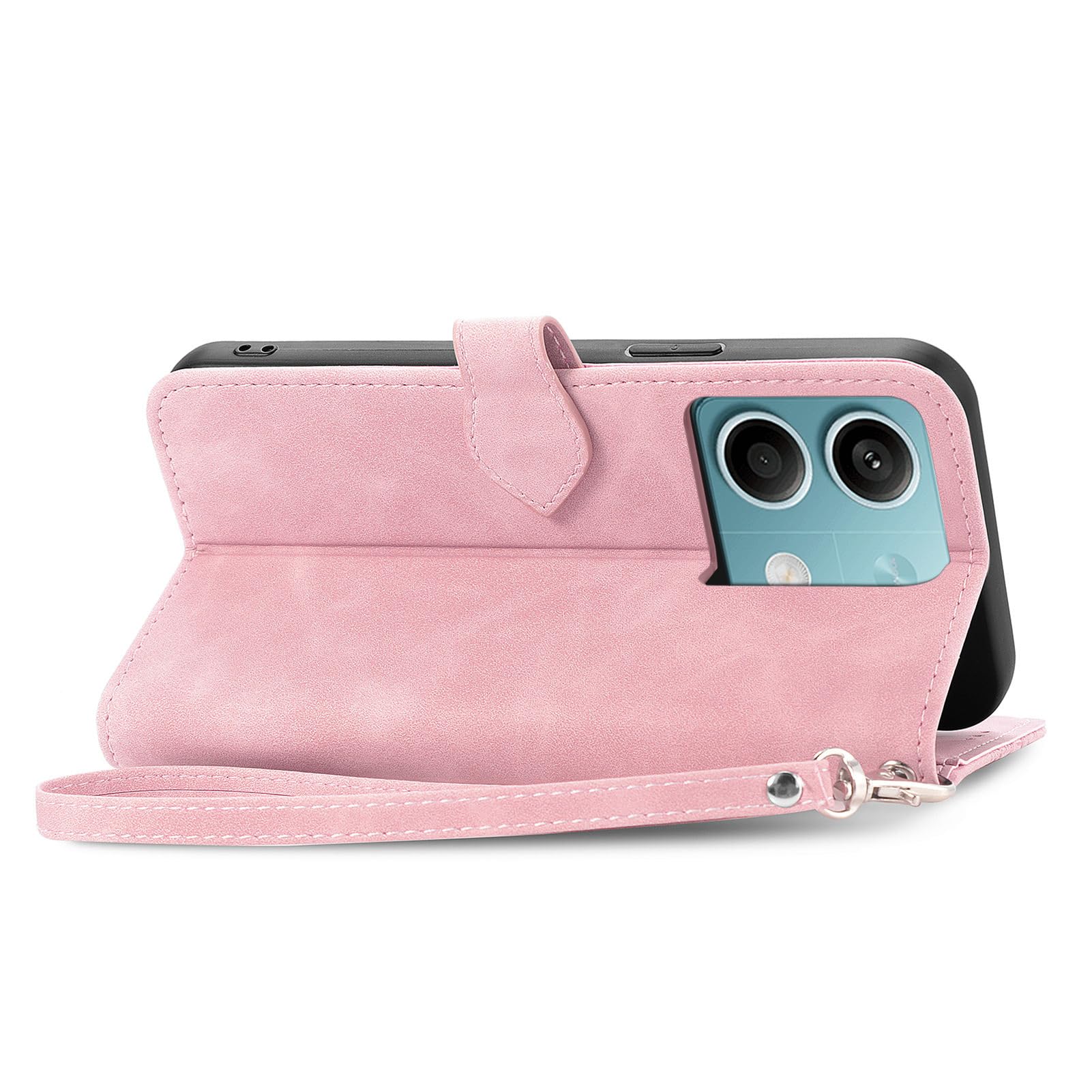 Großhandel Von Für Xiaomi Redmi Note 14 Pro+ 5G Hülle CASENEO Abnehmbares Magnetisches RFID-Blockierendes Leder Handy Brieftasche Schutzhülle - Lila Mit Personalisierung