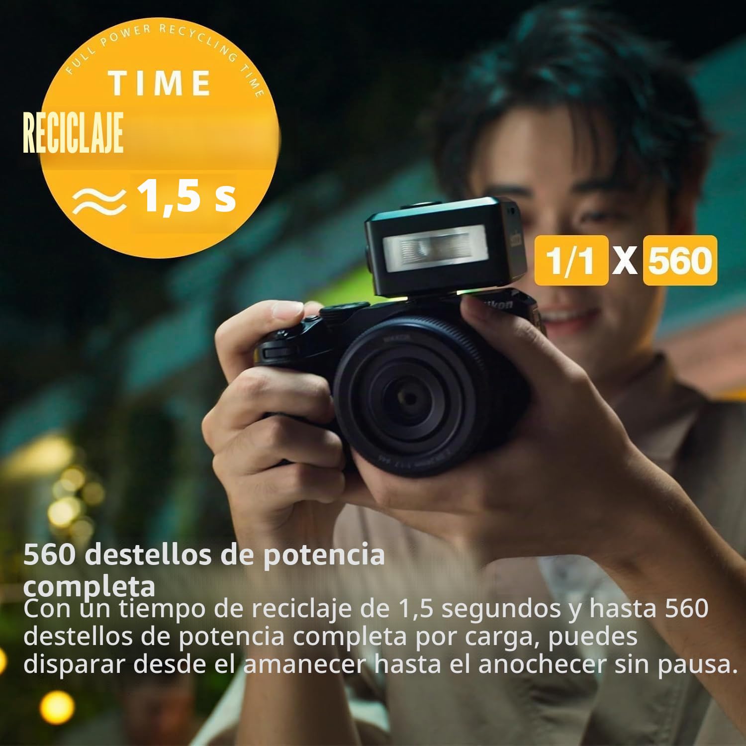 Flash Godox IT30Pro F para Fuji, IT30ProF IT30 Pro F TTL HSS 1/8000s Mini Flash Camera, Compatible con Fujifilm X100VI GFX100RF XS20 XS10 XT30 II XT5 XM5 GFX50S GFX50R X-T4 X-T3 X-E4 | Flash inalámbrico TTL 2.4G HSS 1/8000s, compatible con X100VI XT5 XM5