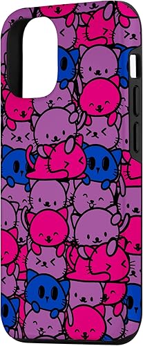 Miniatura 2 de Funda de regalo para iPhone 1212 Pro Bi Pride Cats, BiSexual Pride