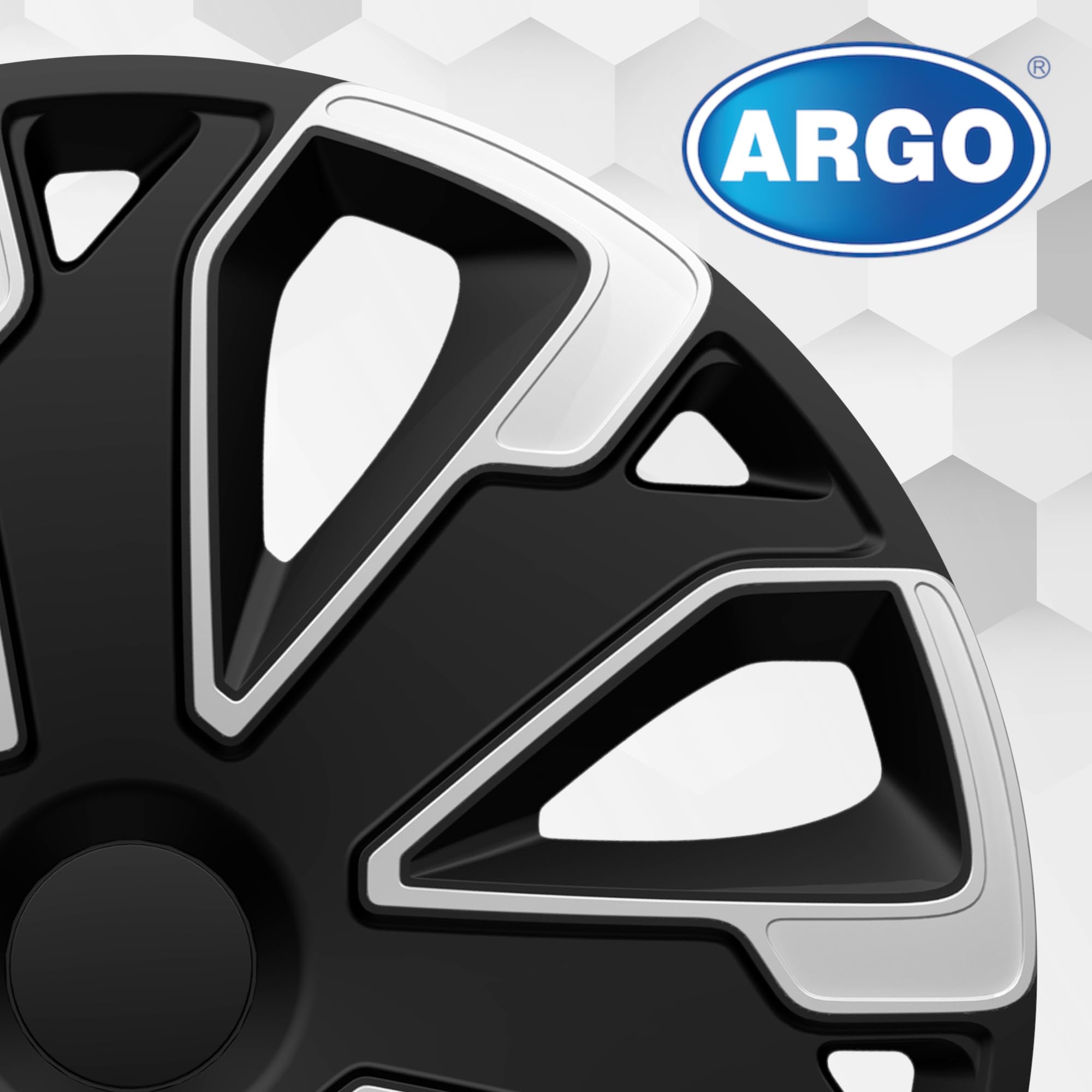 M MOTOS Jeu de 4 enjoliveurs 16 Pouces - Riez des Rayures avec Ces enjoliveurs 16 Pouces Souples et légers. Facile à Installer, Aucun Outil nécessaire, Protection Contre la décoloration!