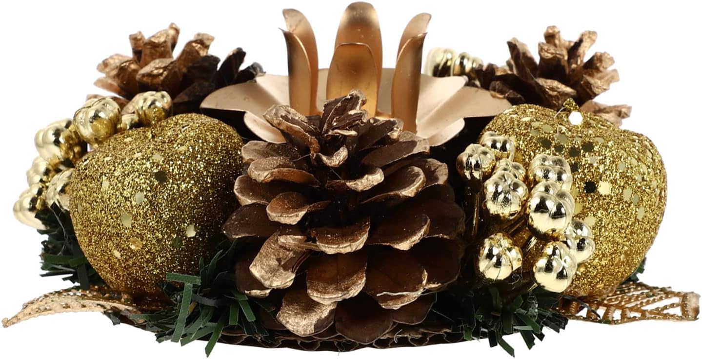 Kichvoe Christmas Centerpiece Candle Holder Christmas Table Centerpieces Christmas