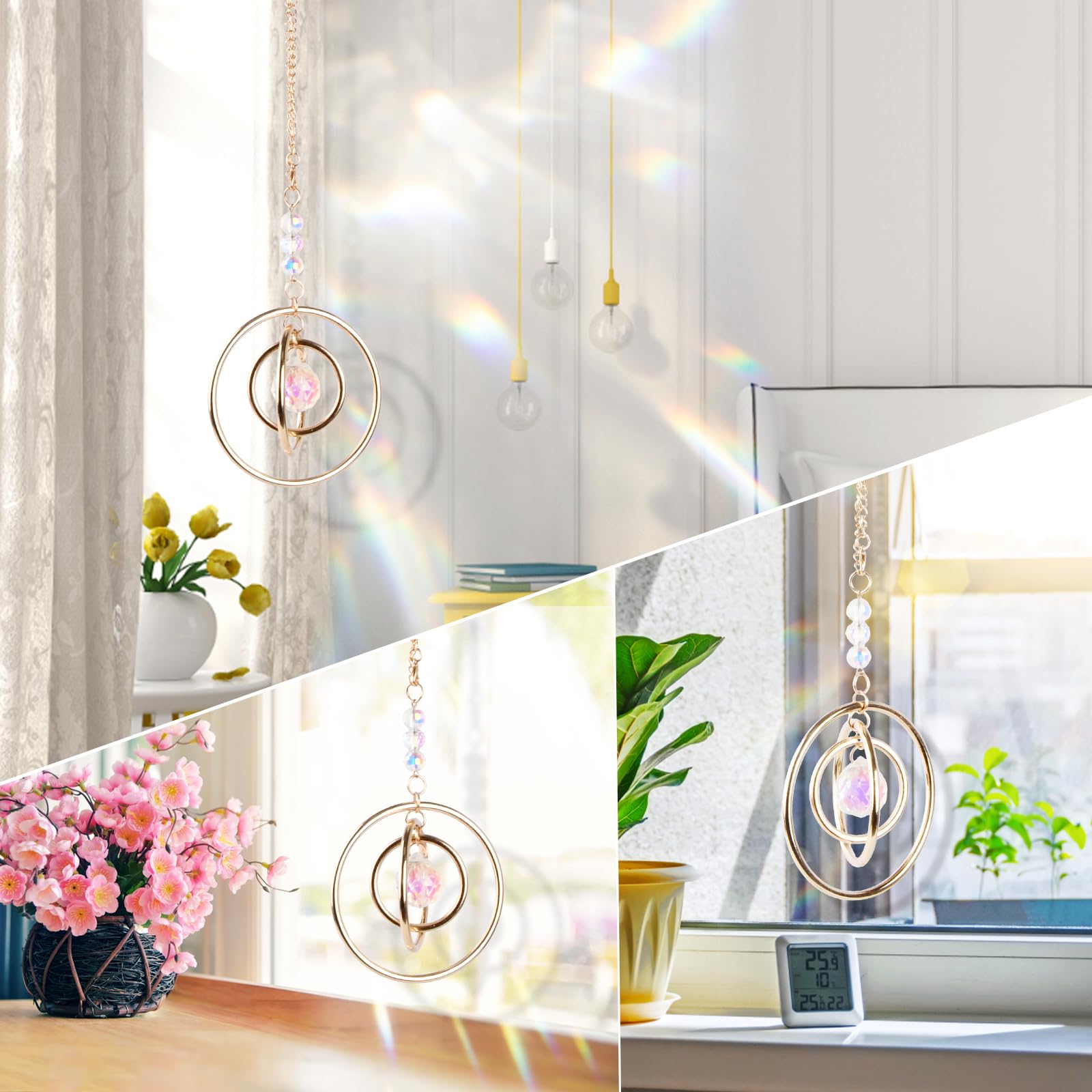 Attrape-soleil Avec Cristaux, Attrape-soleil Suspendu Pour Fenêtres