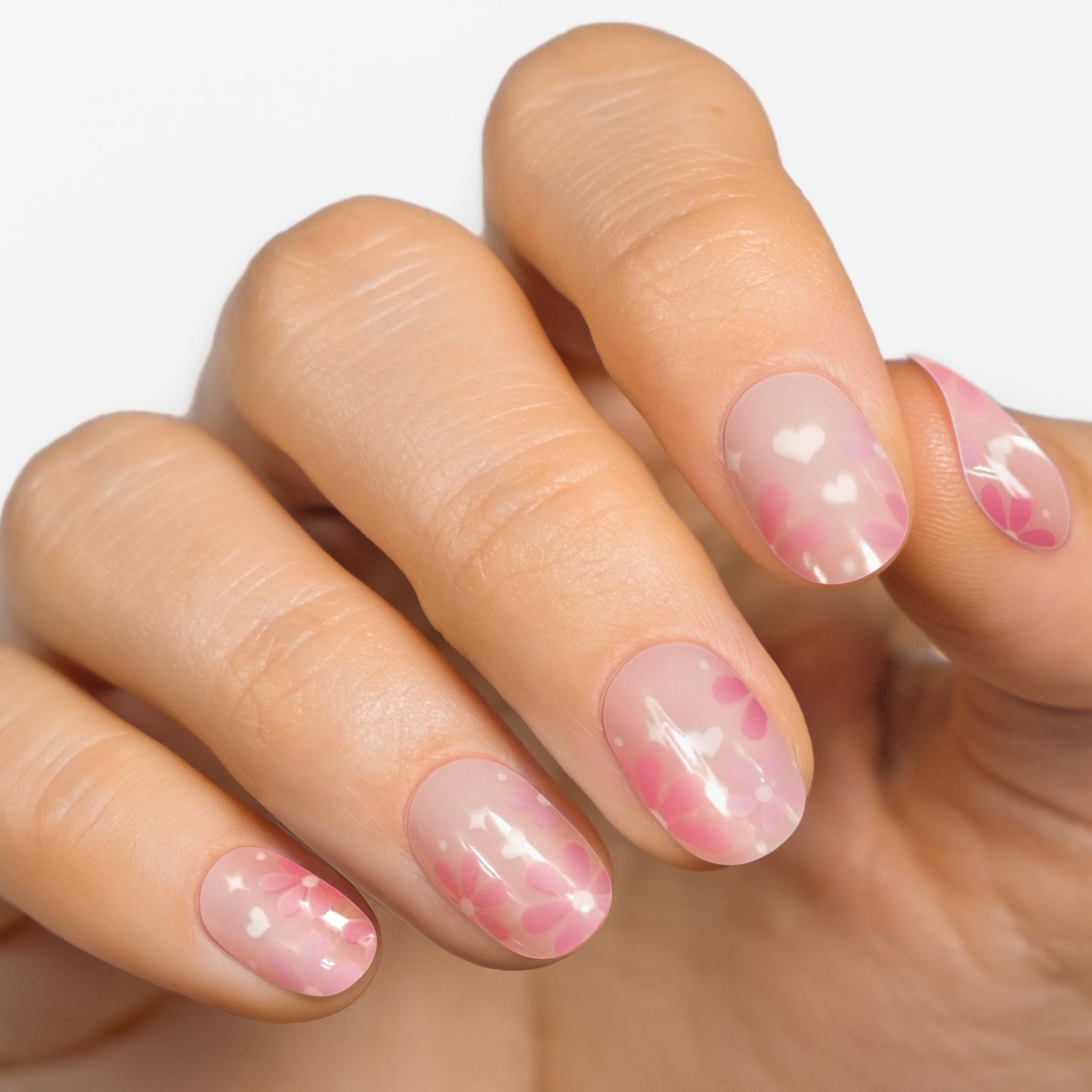 MOYOU LONDON Semi Cured Gel Nail Strips - 20 Pcs. Nail Wraps for Salon-Quality Manicure - Works with Any UV Nail Lamp - Easy to Apply, Trim, & Remove Gel Nail Stickers - Image 2