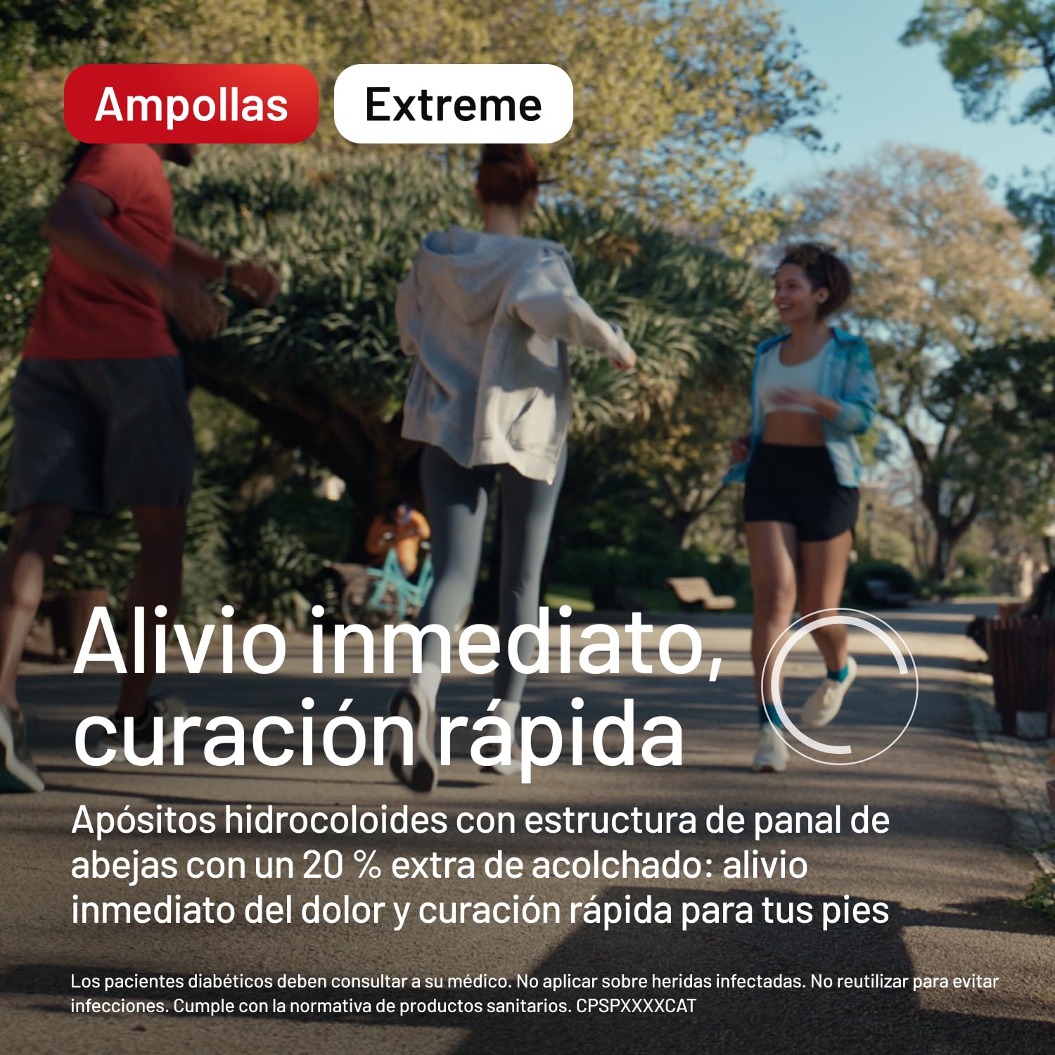 COMPEED Ampollas Extreme, Protección Acolchada Contra Rozaduras, Pack 2 x 6 uds.