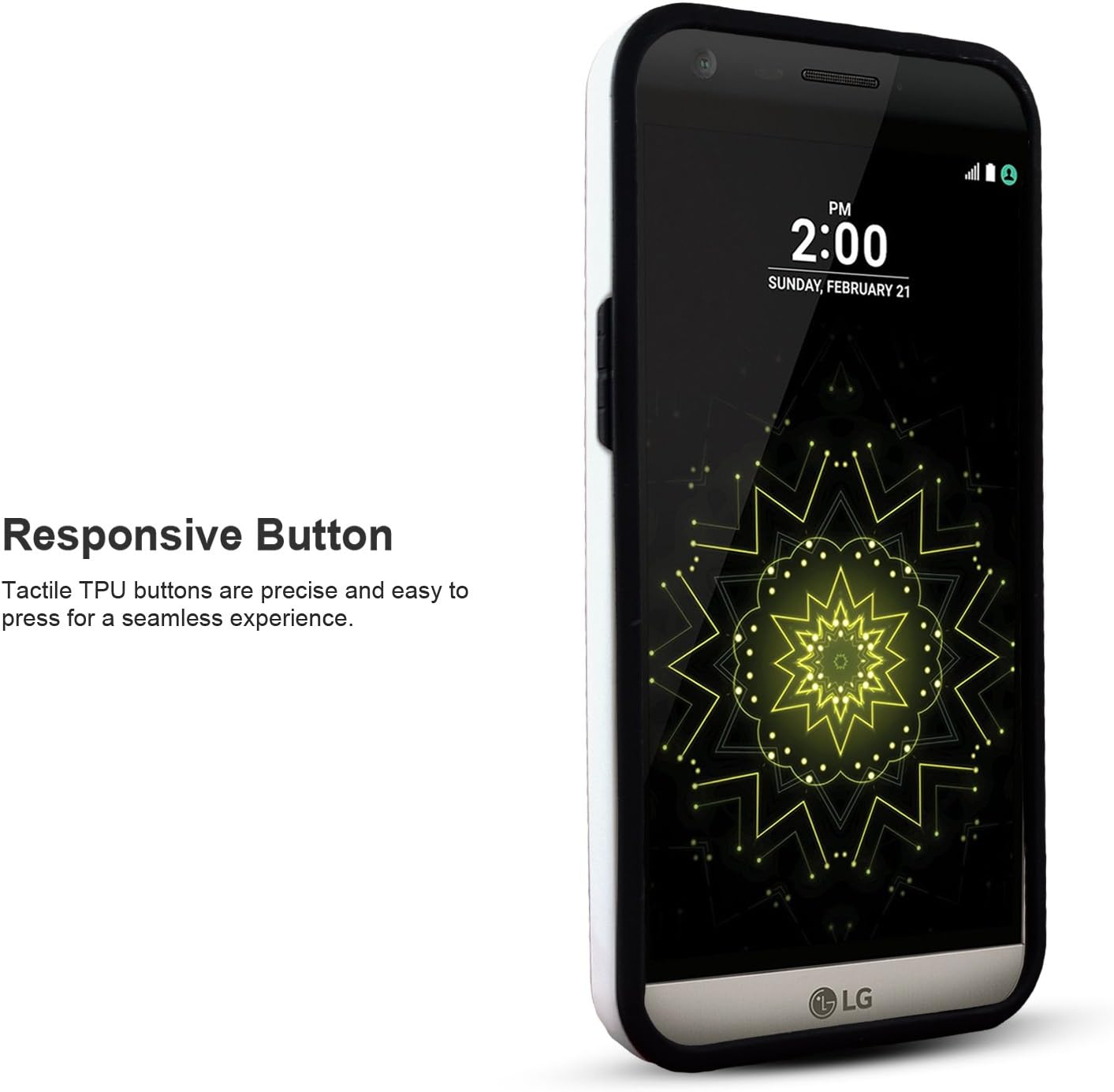 LG G5 Case, Dual Layers Phone Cover Bundled with [HD Screen Protector] Hybird Shockproof and Circlemalls Stylus Pen (Lucky Tree)