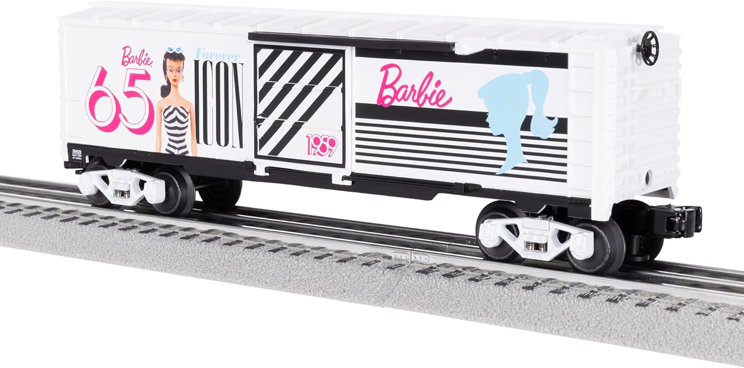 Lionel Mattel Barbie 65th Anniversary 1959 O Gauge Model Train Boxcar