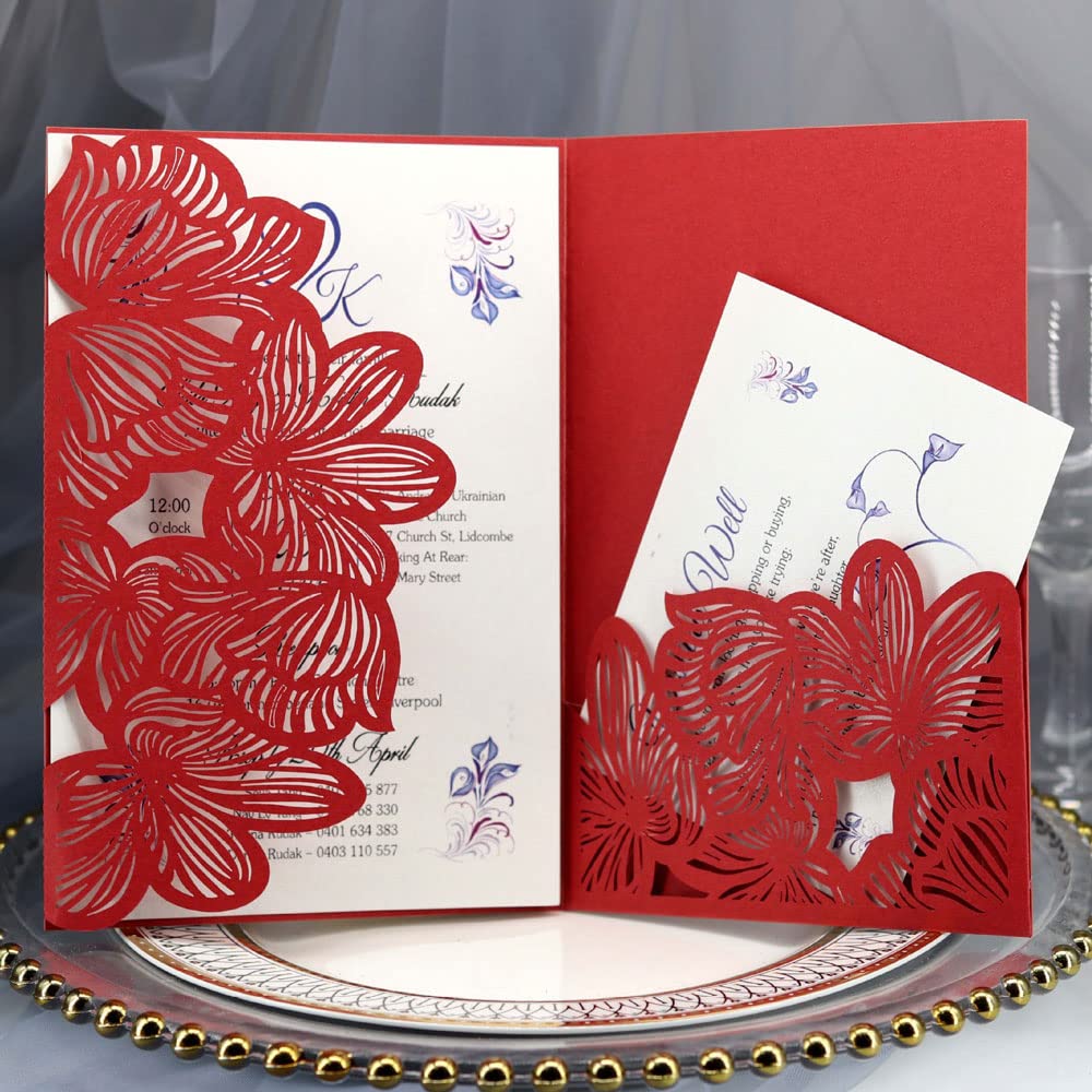 Invitation de mariage de 20 pièces pour éviter les retards de réponse grâce aux cartes RSVP