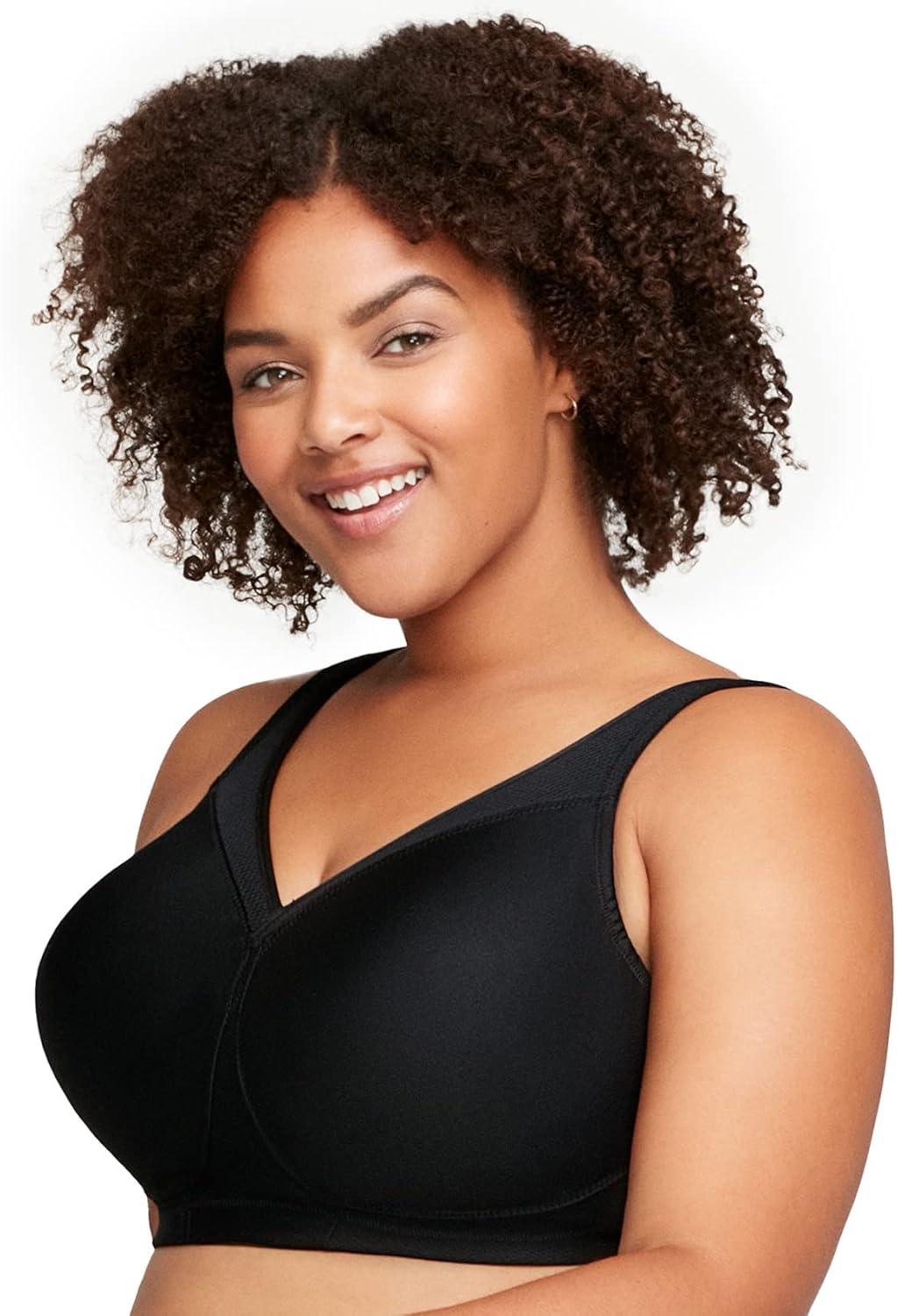 Glamorise Full Figure Plus Size MagicLift Seamless Sports Bra Wirefree #1006 - Image 4