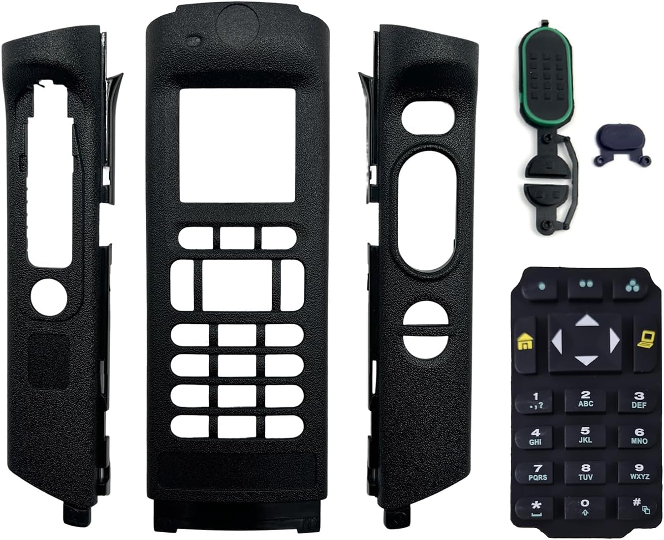 Black Housing Case Front Side Cover with keypad for Two Way Radio APX8000H