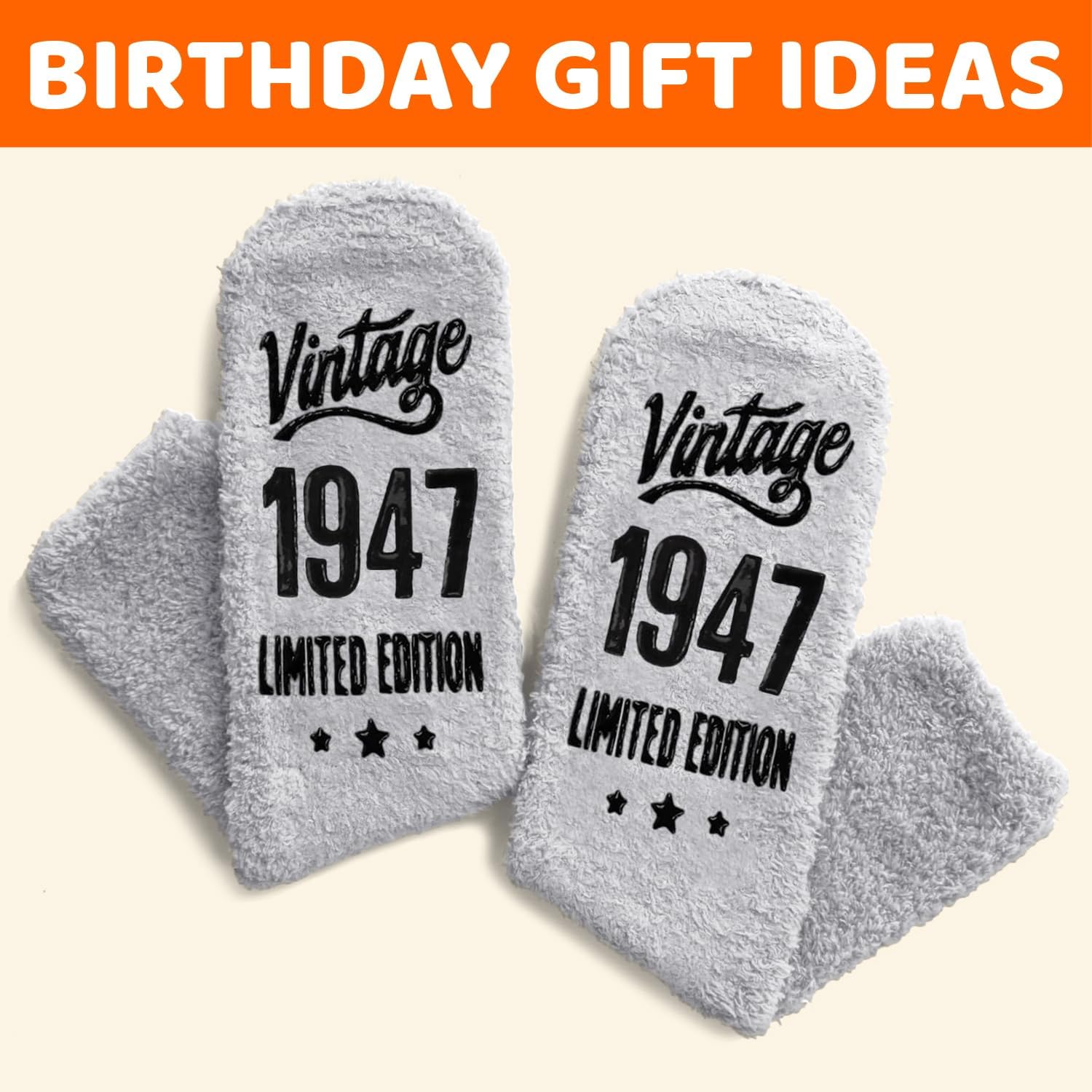 HAPPYPOP Birthday Gift Ideas for Men - Socks for Elderly Men, 1950 Gifts for 74 75 Year Olds - Image 6