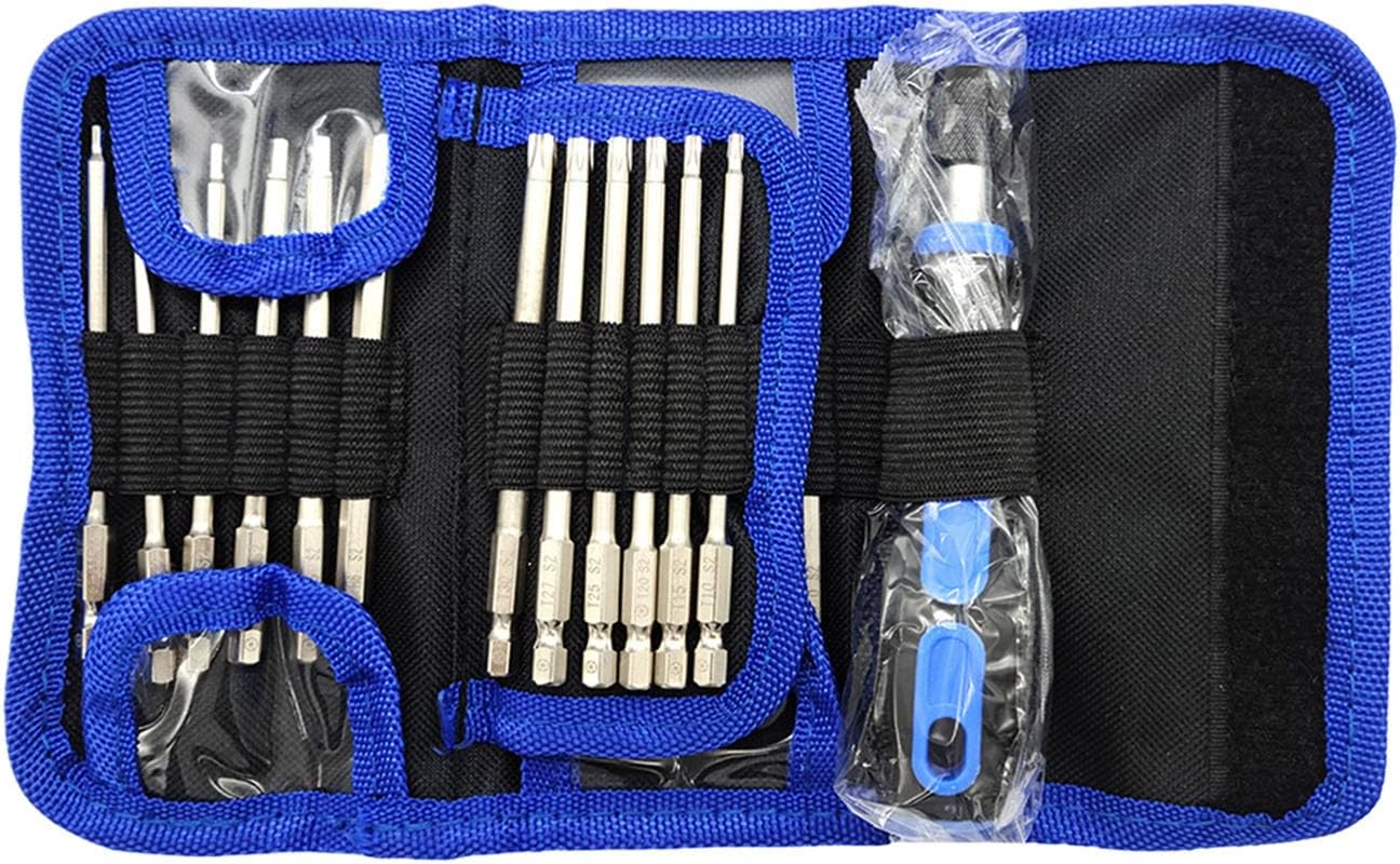 24Pcs 100mm Long Screwdriver Bit Set with Quick Releases Adapter for Electric Drills and Manual Tool Long Screwdriver Bit Set