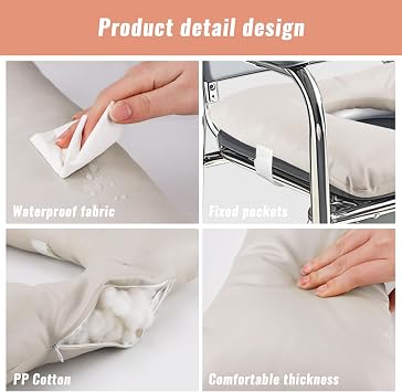 Bedside Commode Cushion, Seniors Portable Seat Cushion for Toilet
