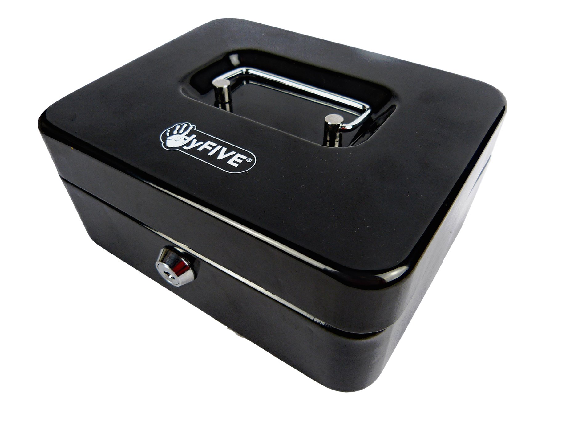 Hyfive® Petty Cash Box 8" 200 Supplied With 2 Keys And Reovable - View #7