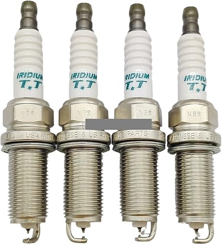 4x Dual Iridium TT Spark Plug Compatible With Suzuki SX4 1.6L M16A RW416 GRAND VITARA II 2.4L J24B 2009- IKH16TT 4703