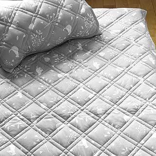 敷きパッド 冷感 夏 【大人かわいいネコ柄×ボタニカルデザイン】 冷感敷きパッド 「ミャオリラ meowrelax」 ダブル 約 140×205 cm グレー 接触冷感 夏用 猫 猫柄 おしゃれ オリジナル かわいい 冷感パッド 敷パット ねこ ネコ 動物 アニマル パッド ひんやり つめたい