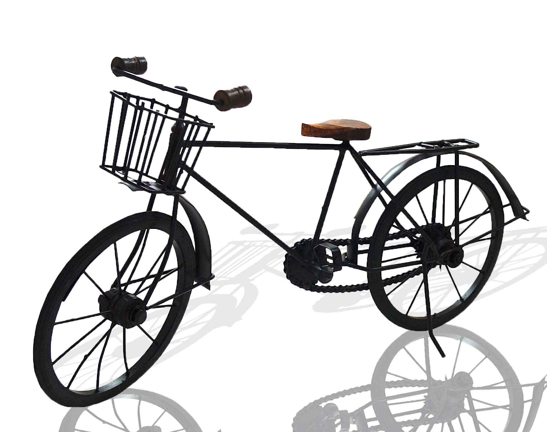 IOTC Retro Classic Decorative Black, Large, 10" Tall Iron Bicycle