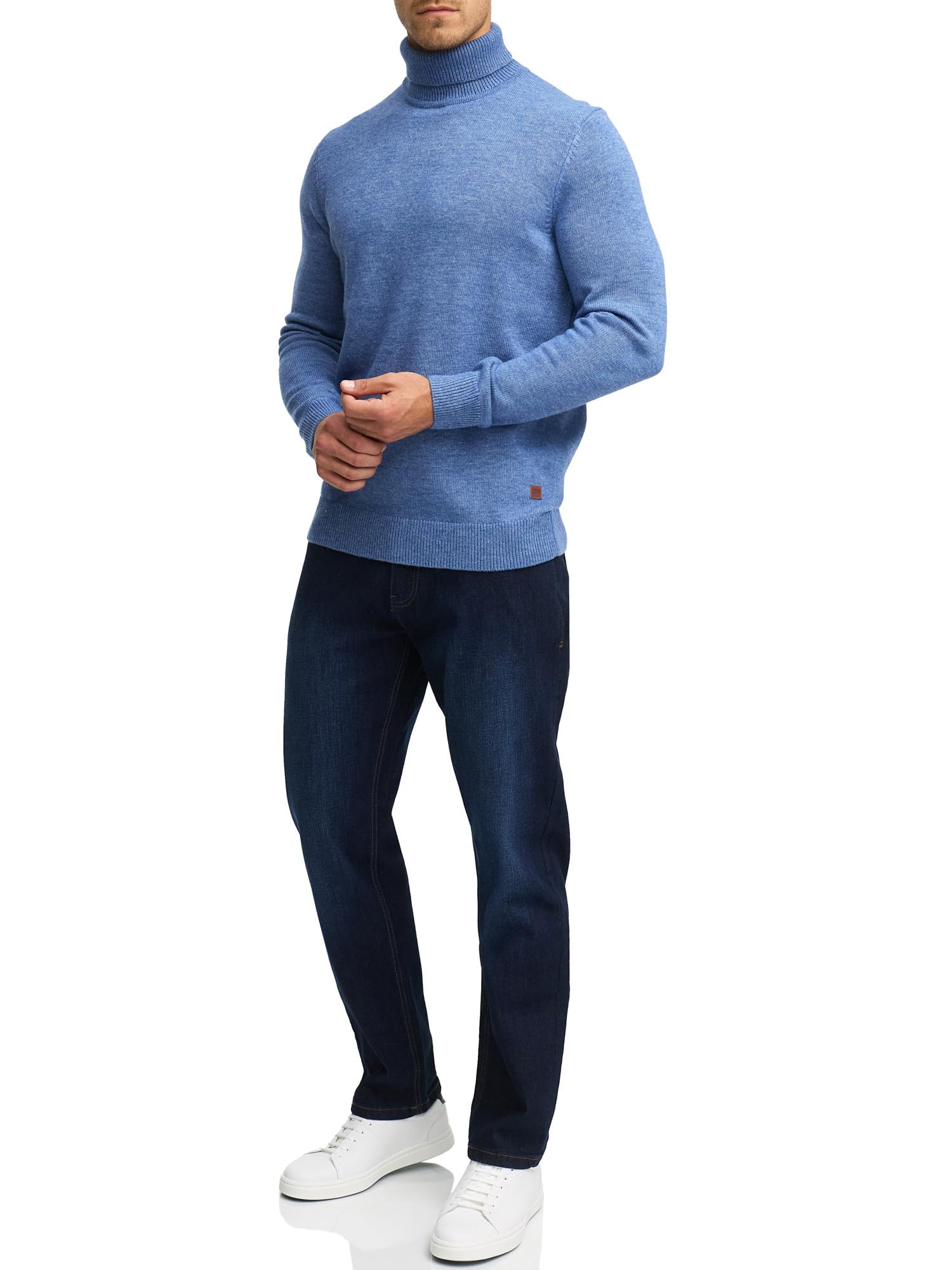 Indicode Jersey clásico de cuello alto INMargous para hombre | Suéter de punto para hombre