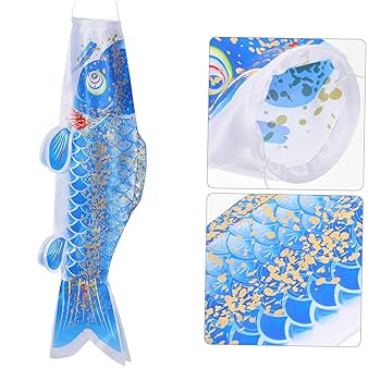 Amazon.co.jp: Milisten こいのぼり 金魚吹き流し 日本の鯉 魚