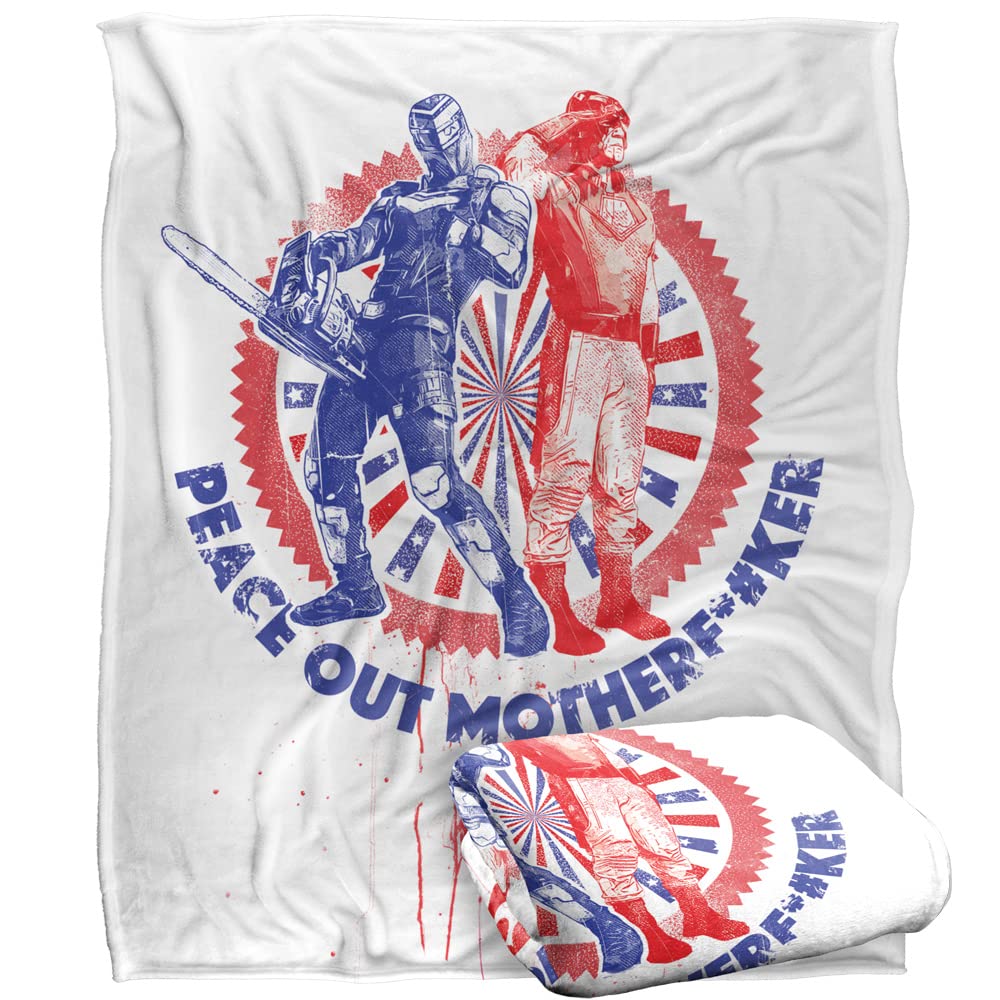 PEACEMAKER Blanket, 152 x 127 cm The Vigilante Peace Stamp Silky Touch Super Soft Throw Blanket