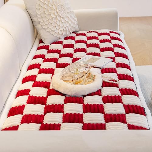 Miniatura 15 de Funda de sofá peluda para perros lavable, protector de sofá antideslizante para mascotas para sofá de 3 cojines apto para mascotas, divertida cama