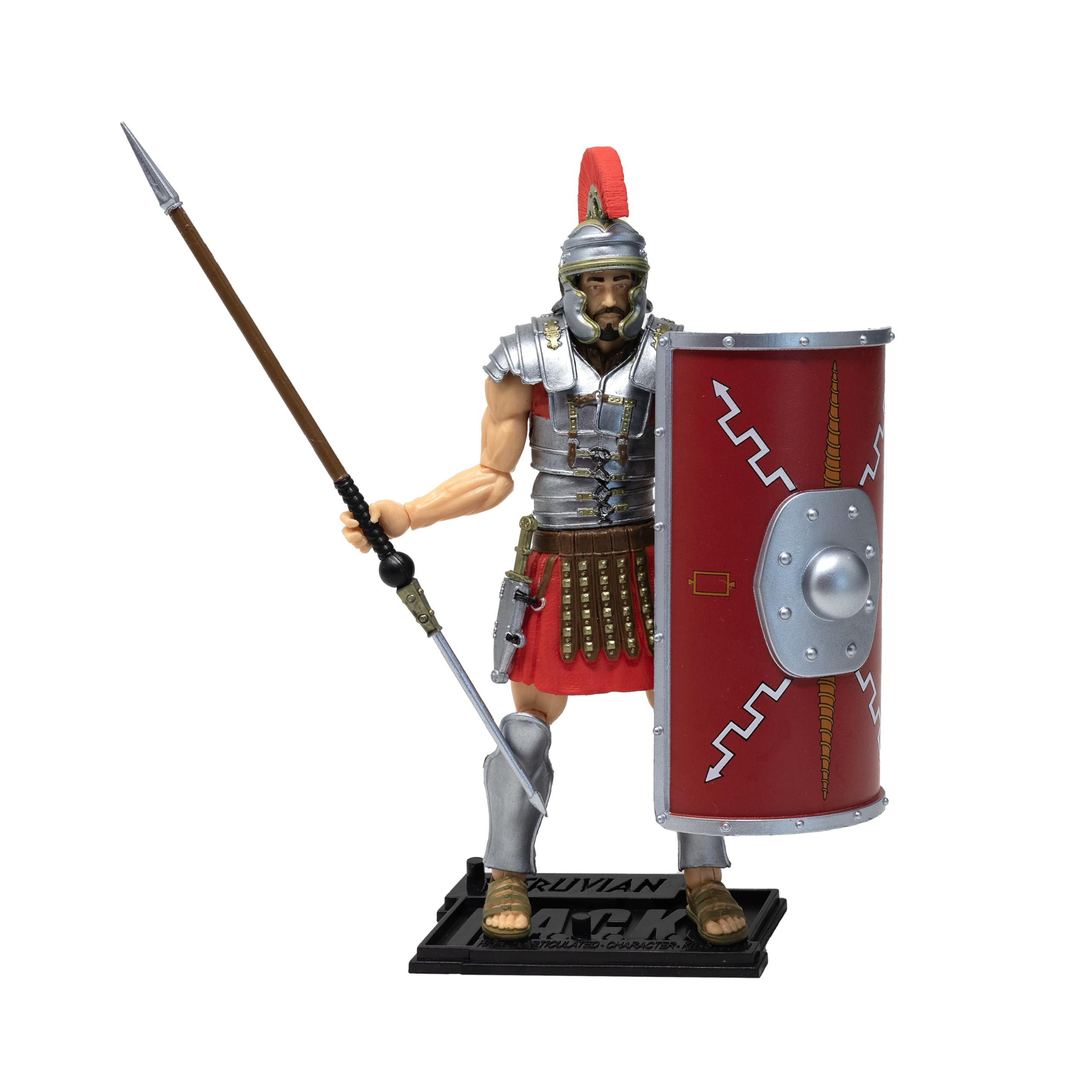 Boss Fight Studio Vitruvian H.A.C.K.S. 10th Anniversary Edition Roman Legionary Action Figure - Highly Articulated Collectible & Customizable Figurine with Interchangeable Parts and Accessories - 1:18