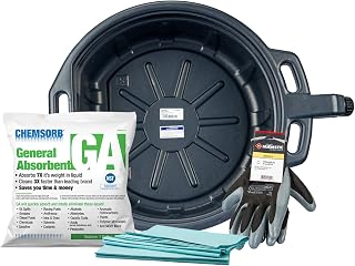Groz - 41960MFK No Mess Oil Change Kit with 4-1/4 Gallon Drain Pan