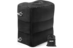 HOMCA Inflatable Travel Foot Rest Pillow