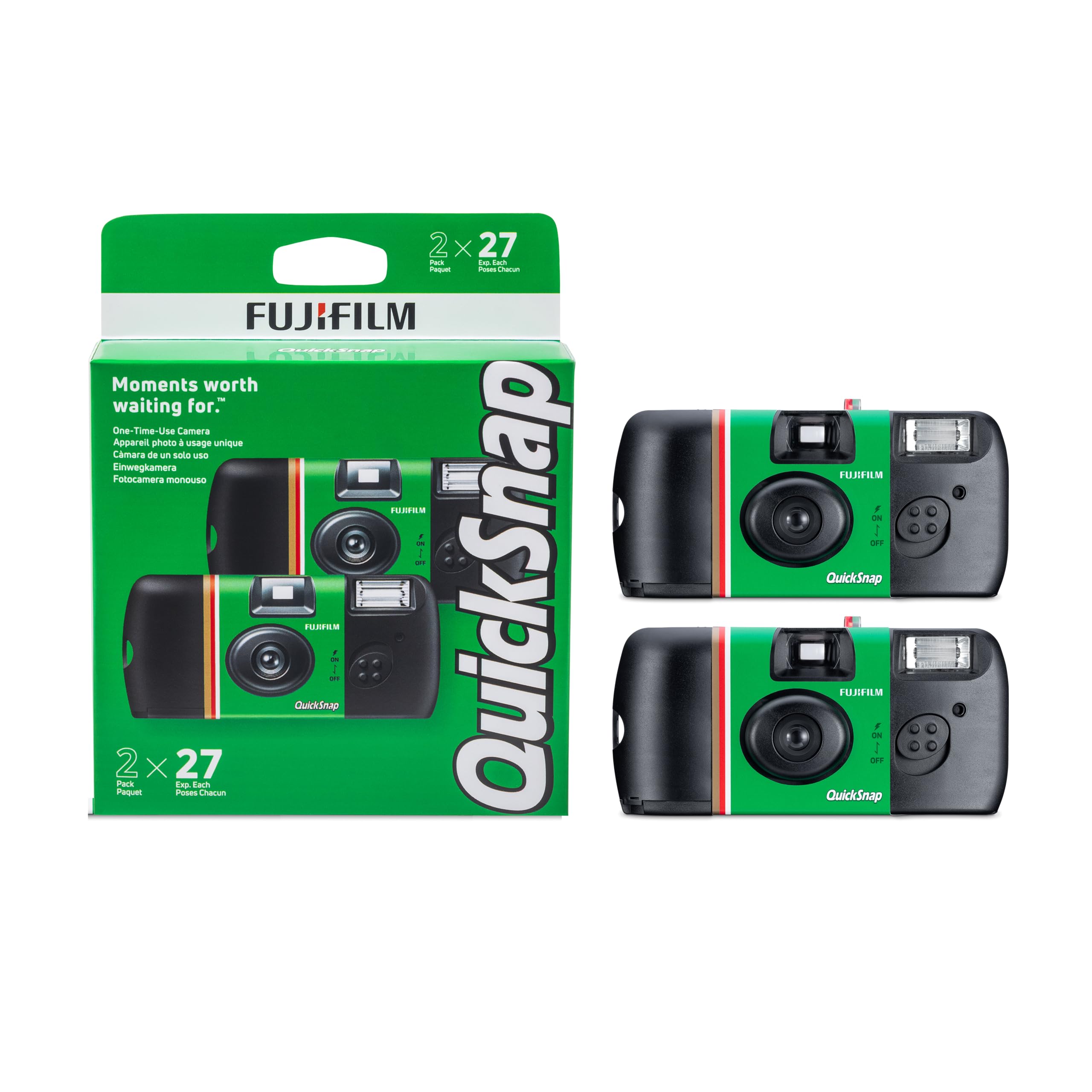 Fujifilm 2 x 27 exposure ISO 400 film speed camera's