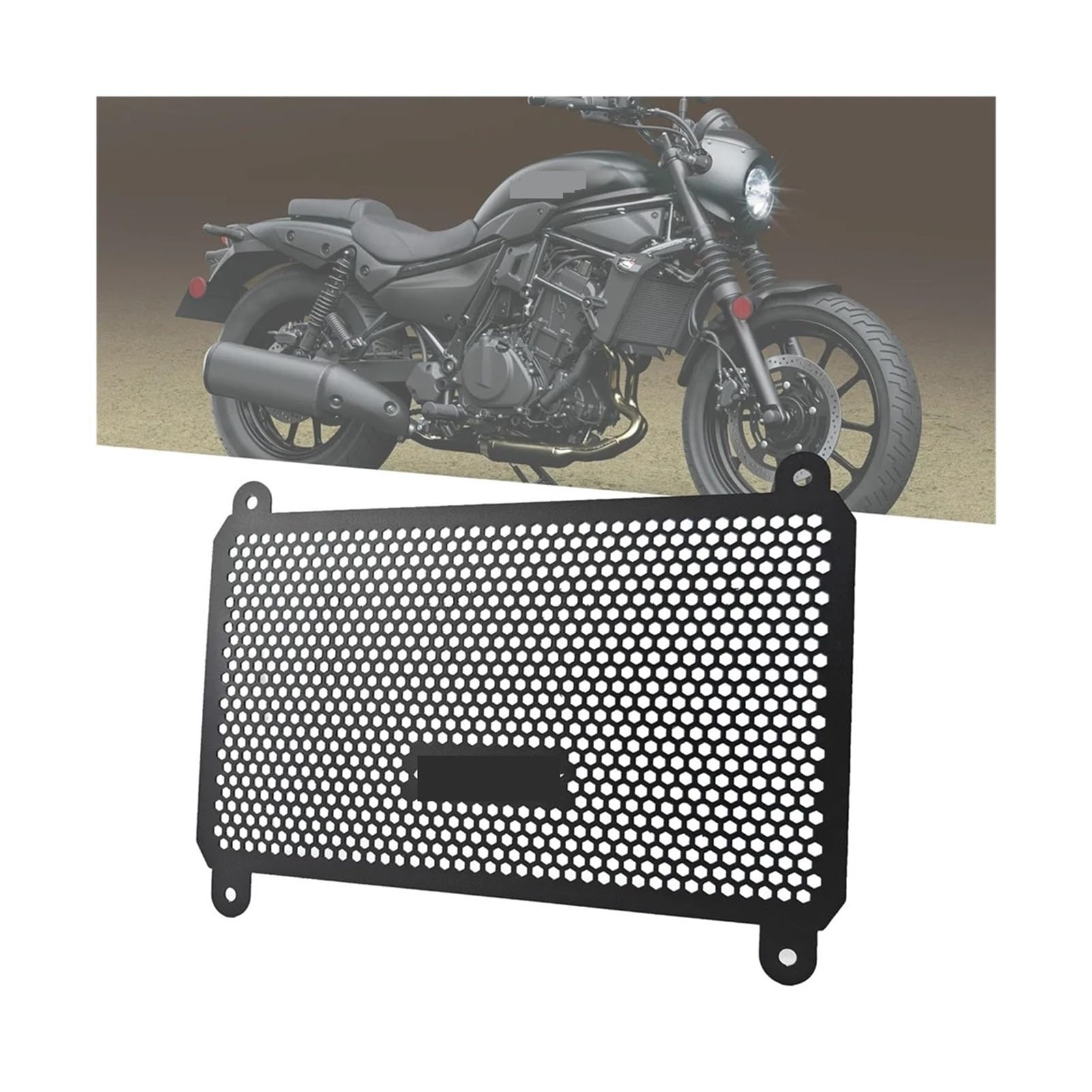 Motorrad Kühlergrill Guard Kompatibel Mit Dem KAWASAKI Eliminator 500 Motorrad-Kühlergrill
