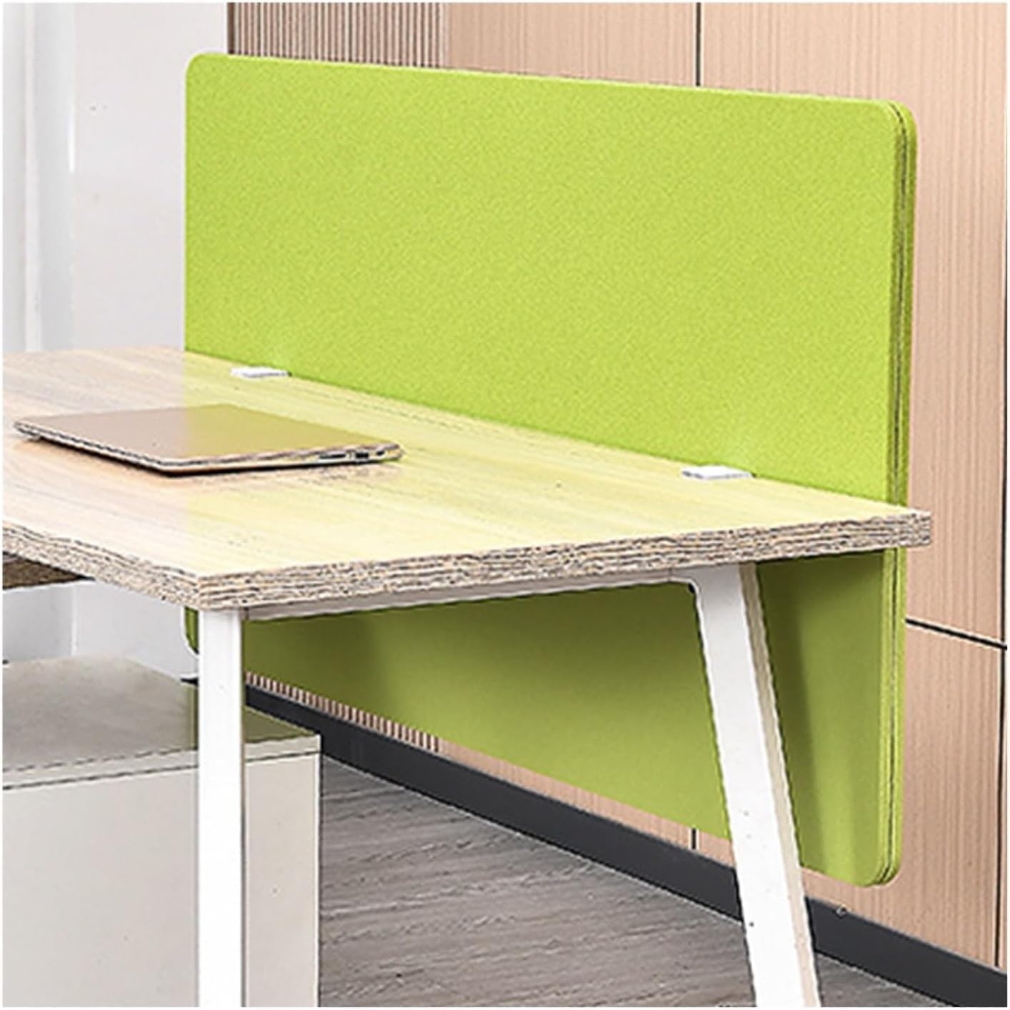 Diviseurs insonorisés, Test de Bureau de diviseur de Bureau Acoustique, Panneau de confidentialité, cloison de Cabine Debout for réduire Le Bruit(Green,120x60cm/1pcs)