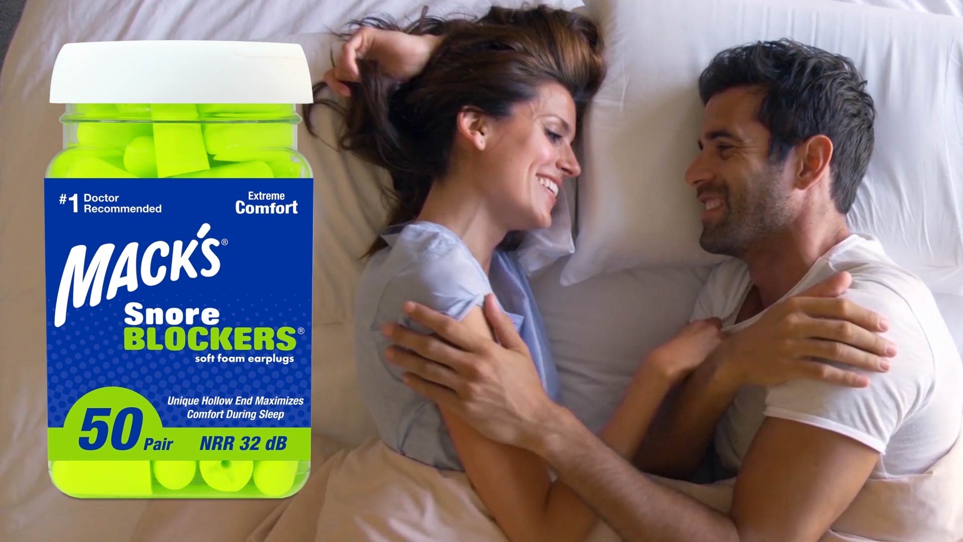 Mack's Mackâs Snore Blockers Soft Foam Earplugs, 50 Pair â 32 DB High NRR, 3 - View #2