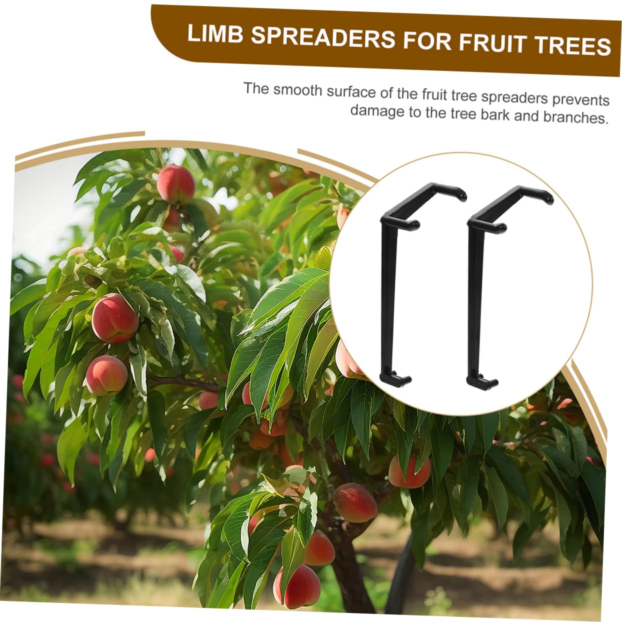 SUPVOX 150pièces Écarteurs De Branches Plastique Réglables pour Fruitiers Outils De Jardinage pour Écarter Et Modéliser Branches De Fruits