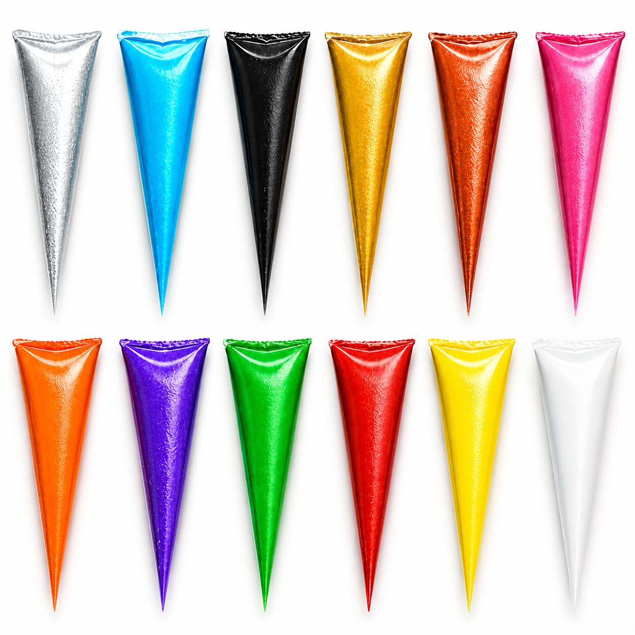 3D Outliners 12 Shades Set | 20ml Cone Pack | Multi-Surface 3D Outliner for Glass Painting, Glass Art, Fabric, Acrylic, Wood, Cloth, Paper, Canvas | DIY Art & Craft Kit | DIY Art Supplies | Glass Liner | DIY Craft Supplies-picture-11