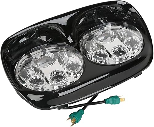 Miniatura 8 de Green-L Carenados internos y externos con faros dobles de 5.75" Compatibles con Harley Road Glide FLTR 1998-2013