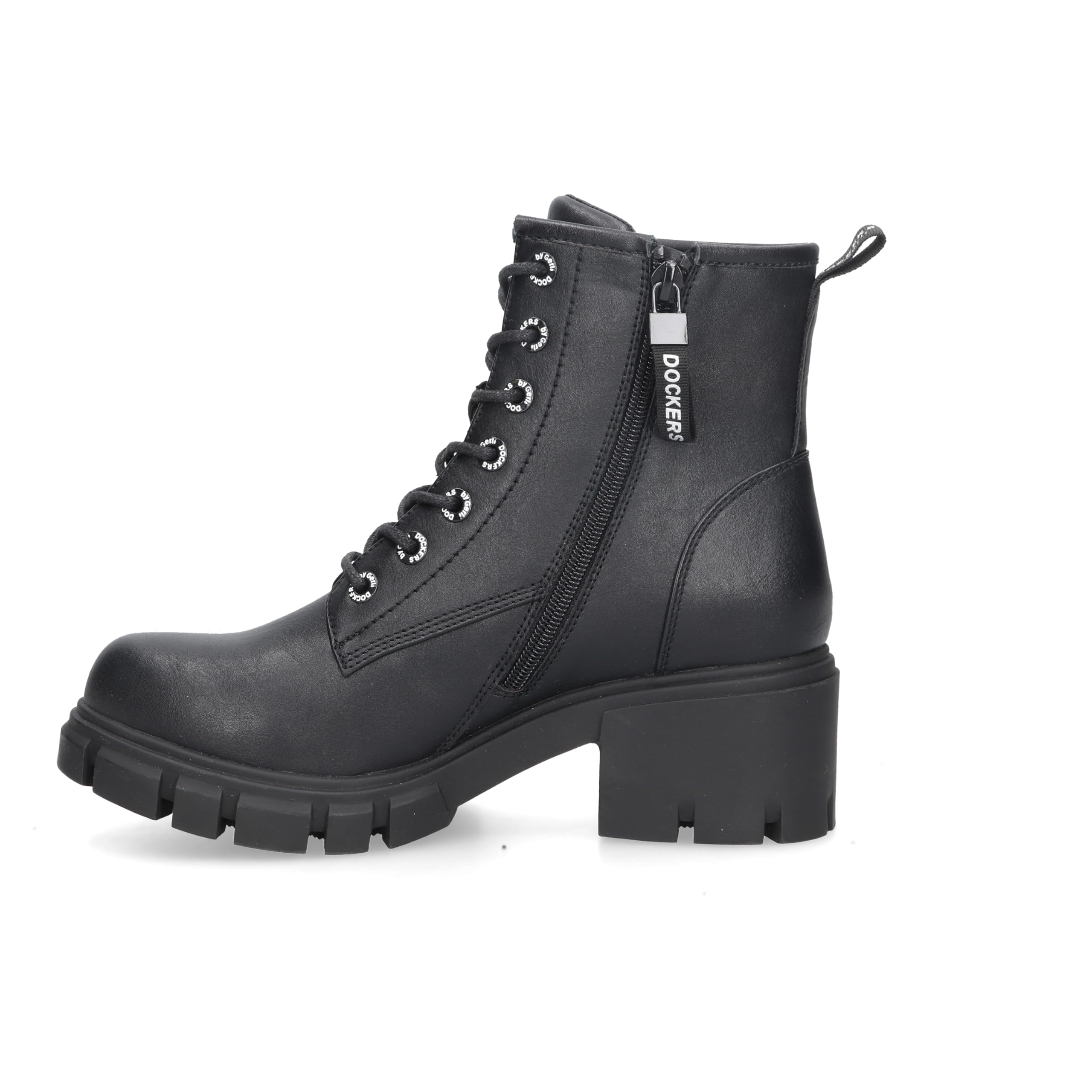 Dockers by Gerli Damen Erwachsene Schnür-Stiefeletten 47AA301 Weite normal Reißverschluss