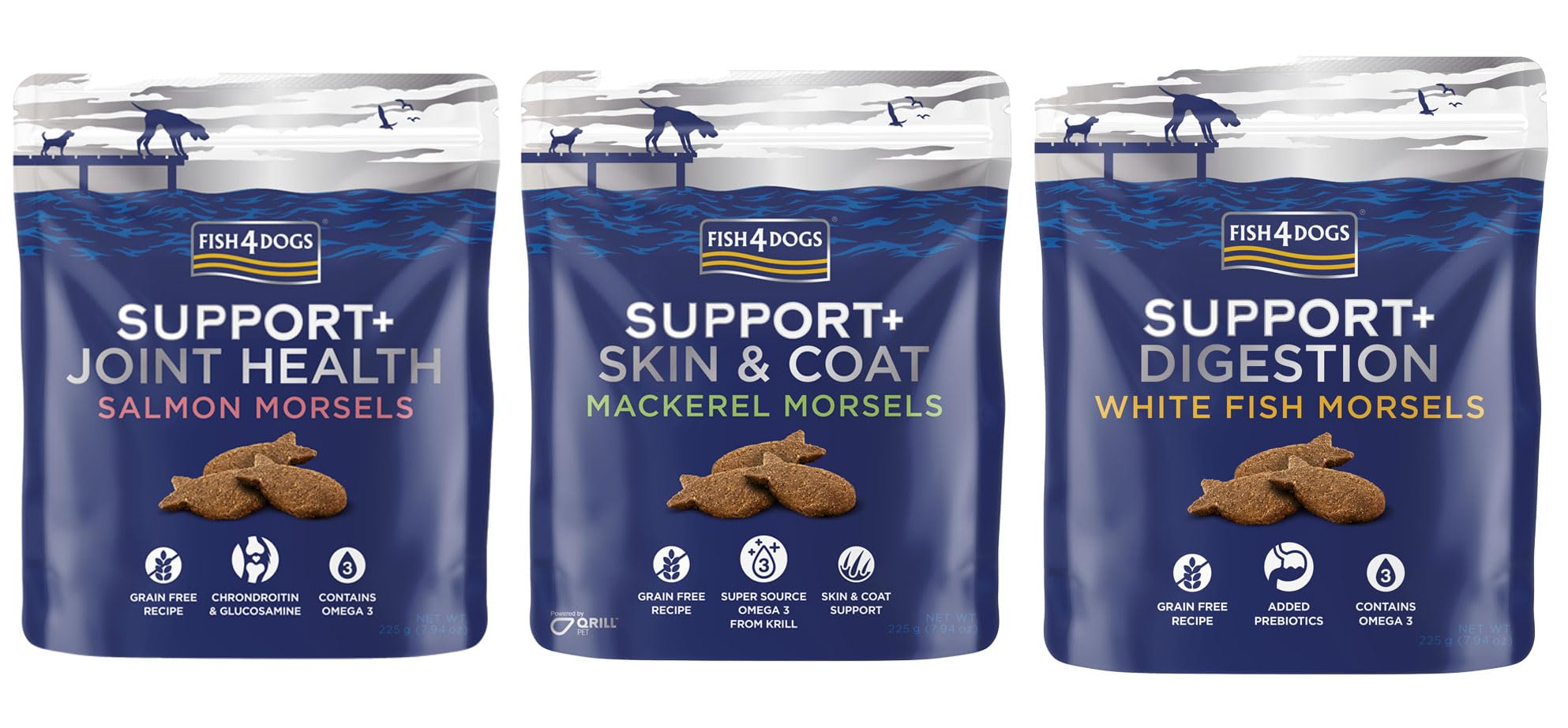 Fish4Dogs Support+ Morsels Variety Pack