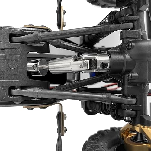 Miniatura 3 de Zolikar Ejes de transmisión de metal RC Ejes de transmisión de acero inoxidable Eje central delantero y trasero para TRX4M actualizaciones 118