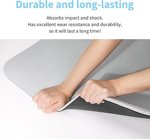 Miniatura 5 de Tapete de yoga antideslizante y antidesgarros, extra grueso, 25 pulgadas (0.394 in), alta resistencia, esterillas de yoga POE profesionales para