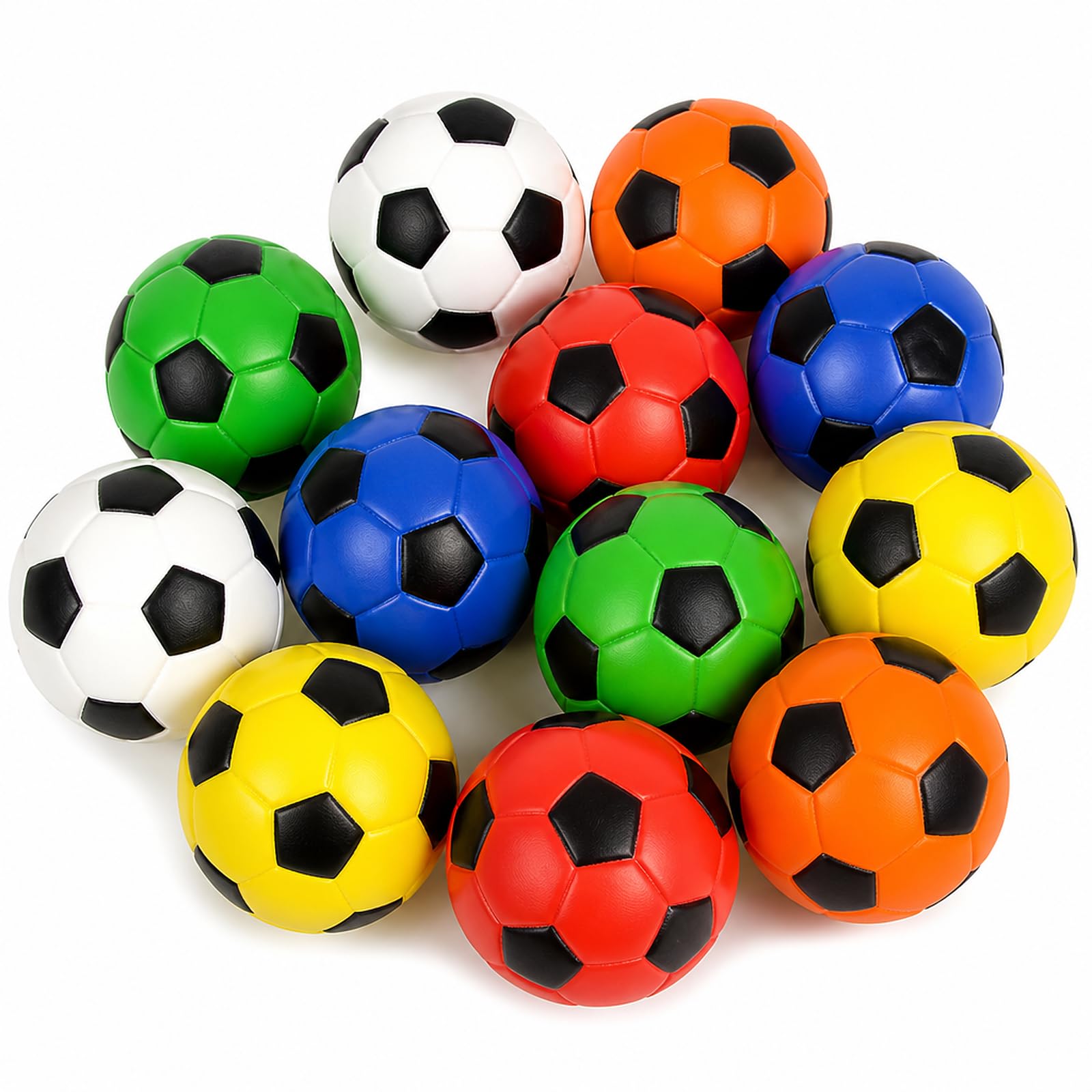 12Pcs Mini Football Squeeze Balls,Suitable for Play Activities