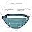 Crossbody Belt Bags Sling Fanny Pack for Men with 4-Zipper Pockets Gifts for Enjoy Sports Festival Workout Traveling Running,Dark Green