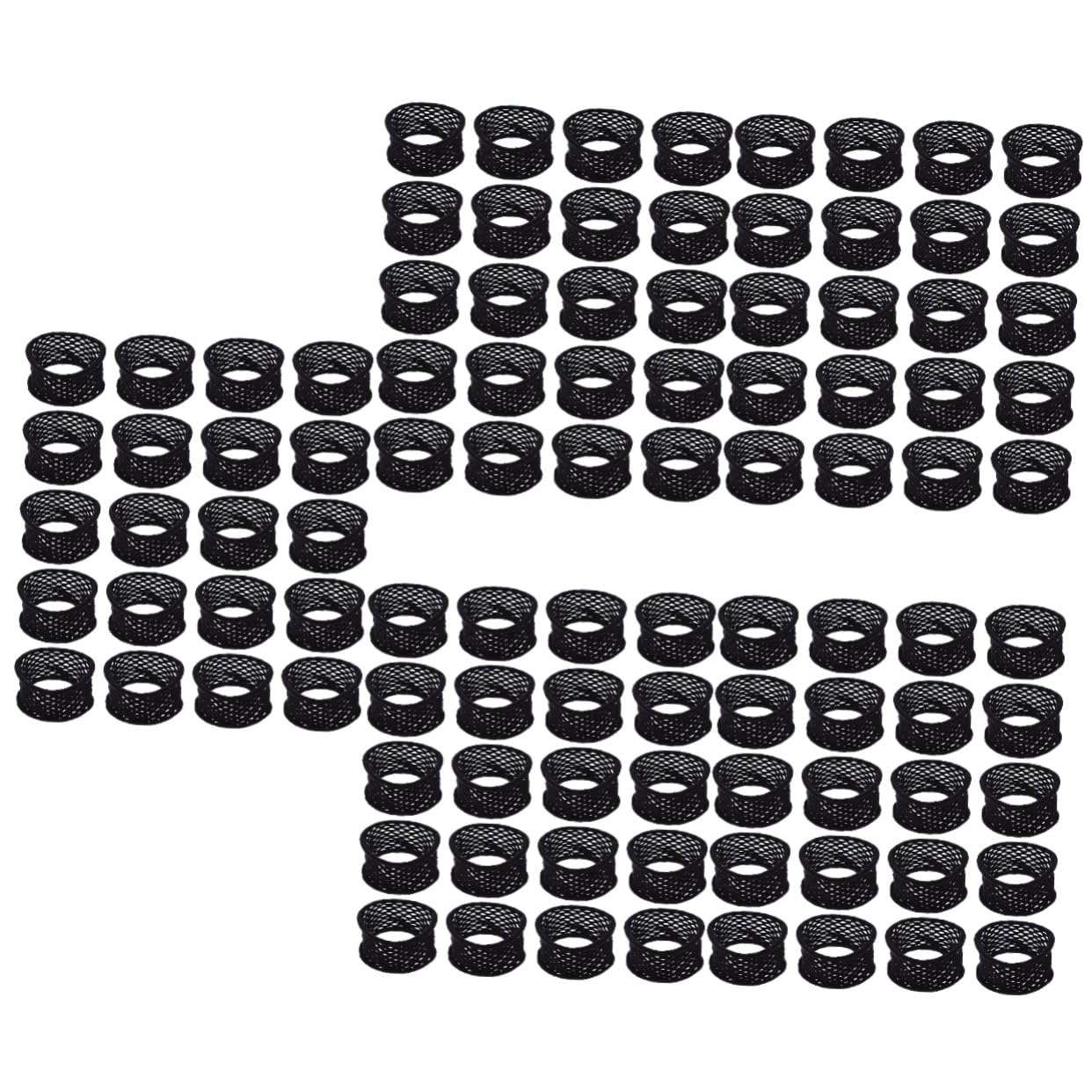 FRCOLOR 100 Piezas lazo de pelo de de caballo lazos elásticos para el cabello accesorios para peinar el cabello accesorios maquillaje curly hair coleccionistas cinta pelo niña espiral