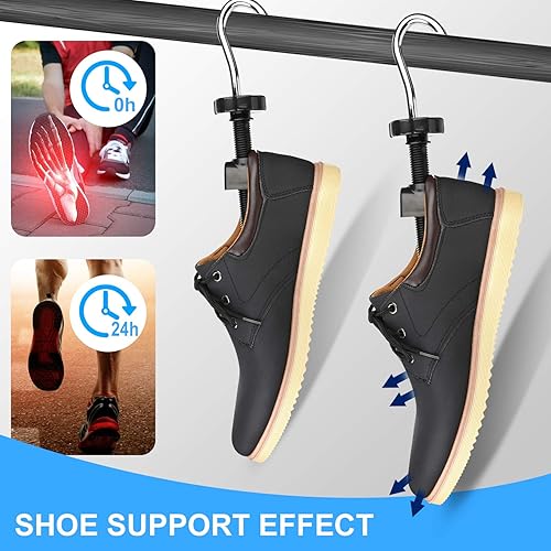 Vista 18 de eachway - Estirador de zapatos para hombre y mujer, ajusta el largo y ancho del calzado, para tallas de hombre de EE. UU. de 10 a 13.5 L