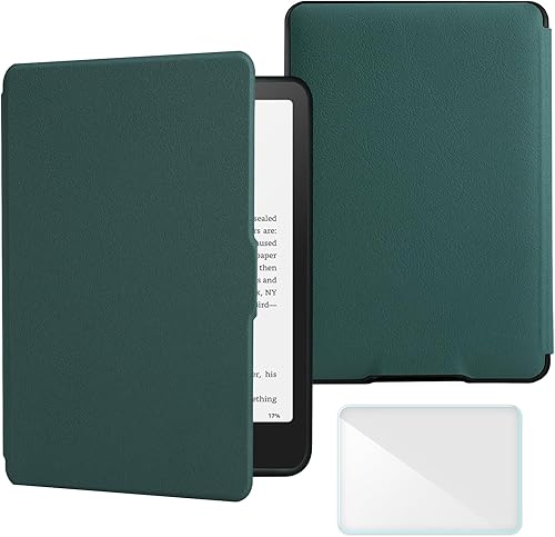 Funda inteligente compatible con Kindle Paperwhite de 567 generación (lanzado 2012-2018 - Modelo No. EY21 y DP75SDI), incluye un protector de