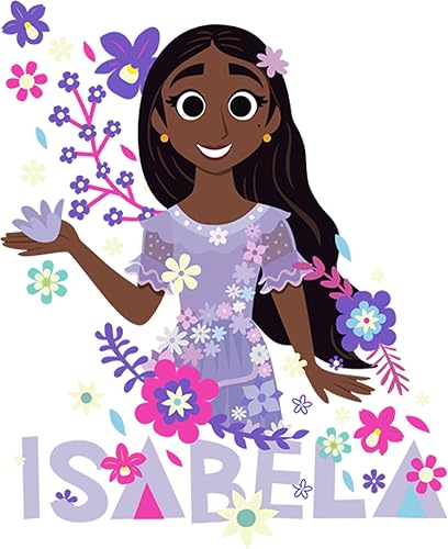 Miniatura 3 de Disney Girls Pixar Encanto Isabela Floral Portrait Girls Standard T-Shirt