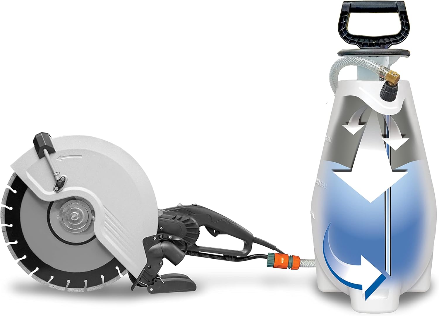 Smith Performance Sprayers Smith Performance Sprayer, Powered, 7.2V Li-Ion, 3 Gallon, Water Supply, 190655 for Core Drilling and Concrete Cut-Off and Flat Saws