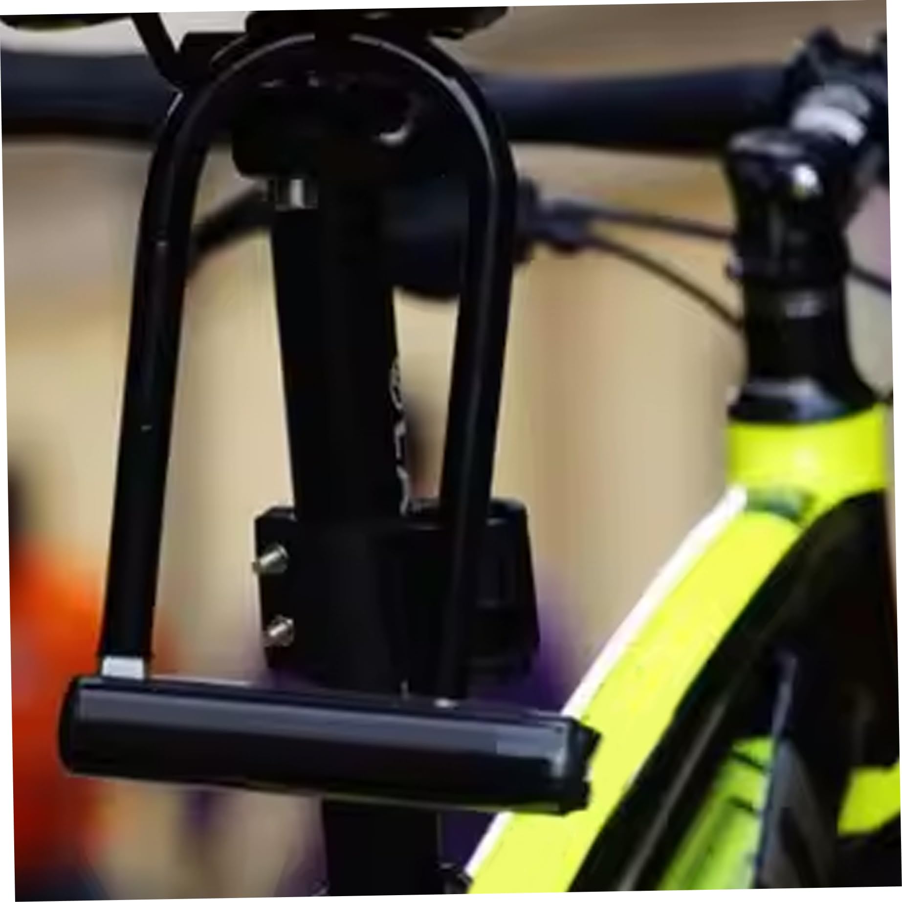 Lucchetto a U per Bicicletta, Robusto, antifurto, in Acciaio, con Chiavi e Staffa di Montaggio per monopattini elettrici, Mountain Bike, Bici da Strada, Porte, Serrature.