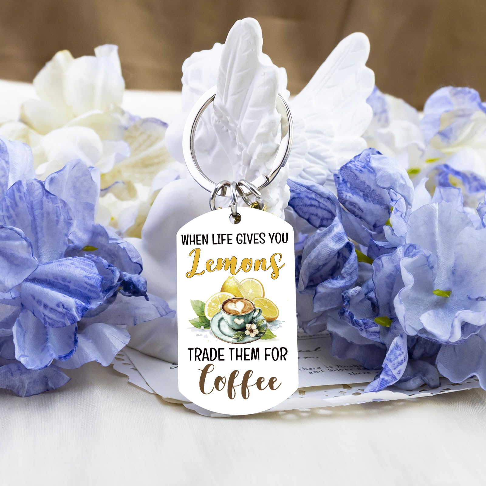 Lemon Gifts for Women Funny Lemon Accessories Keychains Lemons Themed Gift for Womens Sister Mom Friend Coworker Birthday Anniversary Graduation Lemons Jewelry Keyring