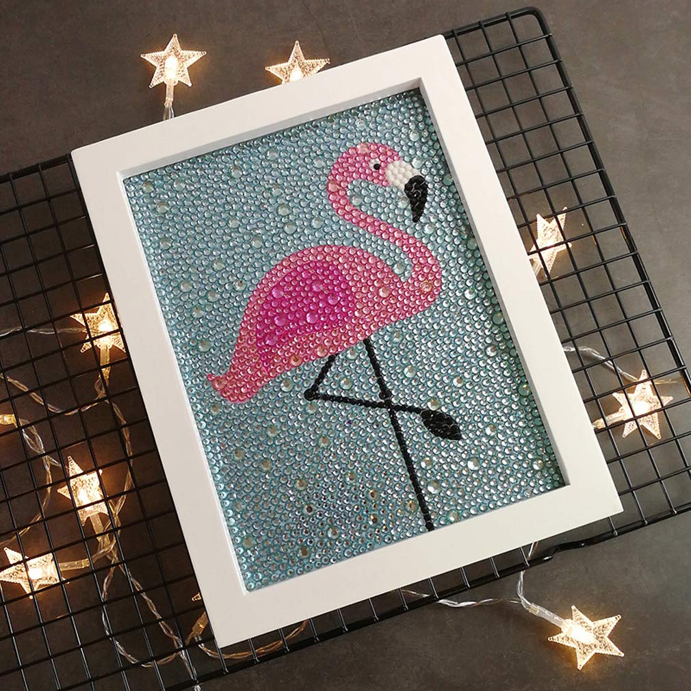 RM Studio DIY Diamond Painting Kits Full Round Drill Arts Craft with Frame and Accessories for Home Wall Decorations 8 inch