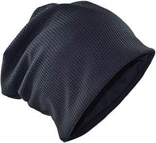 Berretto In Jersey Leggero Slouch Skull Beanie Cappelli Slouch Beanie In Cotone Berretto Slouch Uomo Donna Cappello Lungo Attillato Per Correre Sci Ciclismo Snowboard Arrampicata Motociclismo(55-60cm)