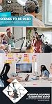 Webcam Stand Phone Holder Suspension Scissor Arm Camera Tripod Mount for Cellphones, Logitech Webcam C920 C930 C922 C615 and Other Devices with 1/4" Threaded